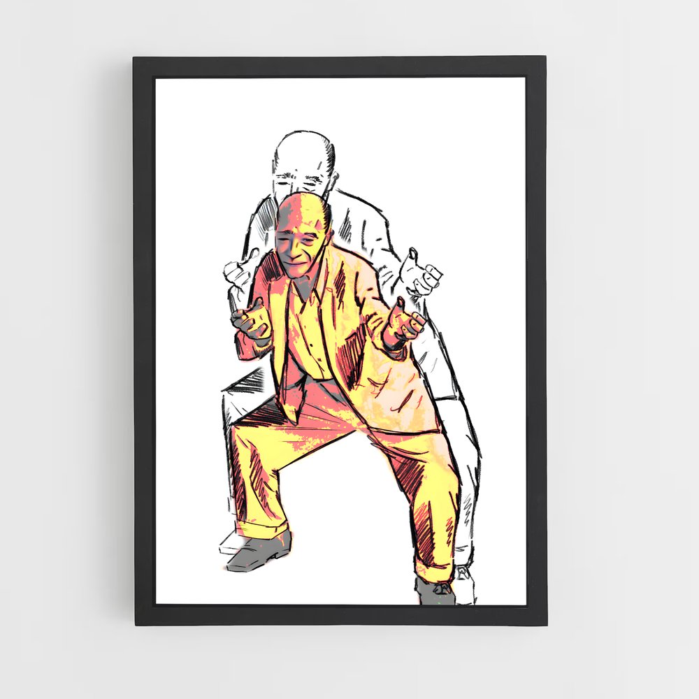Poster pastinha chic – affiche Capoeira (vue 2)